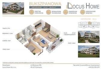 Nowoczesne mieszkanie 3-pokojowe z balkonem