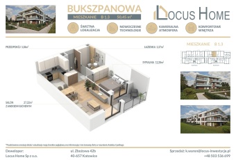 Nowoczesne mieszkanie 2-pokojowe z balkonem