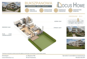 Nowoczesne mieszkanie 2-pokojowe z ogródkiem
