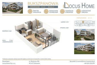 Nowoczesne mieszkanie 2-pokojowe z balkonem