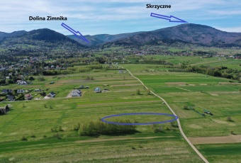 Działka z widokiem na panorame gór, Lipowa, Żywiec