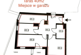 Wyjątkowe mieszkanie z ogromnym tarasem, garaż