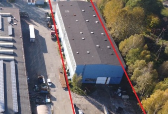 Teren przemysłowy 5500m2, hala 1500m2, rampa, boks