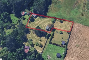 Trzy ładne działki (łącznie 12 arów)