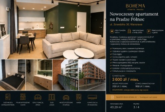 Do wynajęcia apartament z garażem I Metro Szwedzka