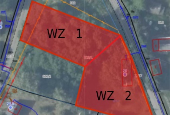 Działka budowlana 1942m2, WZ na dwa domy, nad Wisłą