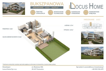 Nowoczesne 2-pokojowe mieszkanie z ogródkiem