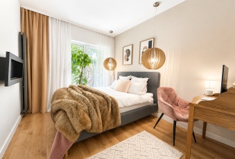 Apartament premium z ogródkiem | Sarni Stok