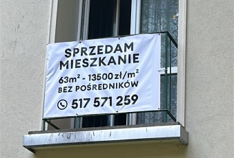 Sprzedam mieszkanie 3-pokojowe z balkonem – 63 m² 