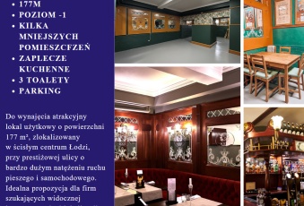 Lokal gastronomiczny | Piotrkowska 146 | Centrum