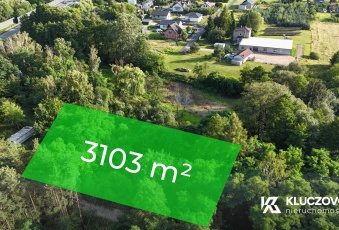 Duża działka 3103 m² z domem – Mszczonów, blisko S8
