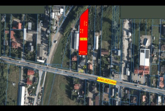 Bielany, Arkuszowa – plac 2110 m² pod firmę