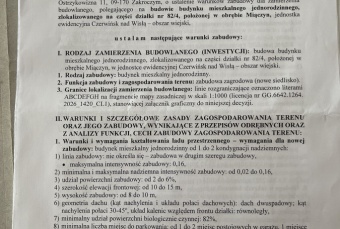Działka z warunkami zabudowy na dom jednorodzinny 