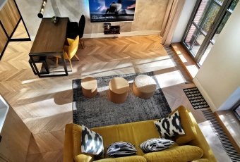 apartament z ogrodem w centrum miasta