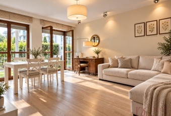 Apartament z ogrodem Wilanów Królewski