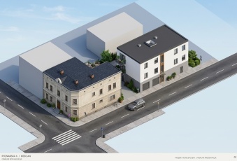 Działka inwestycyjna+Kamienica+Projekt 490m2 PUM 
